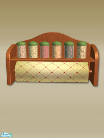 Sims 2 — Mt Lodge Series - Kitchen Roll Holder - Wood 02  by Shakeshaft — Part of the second recolour set of all the