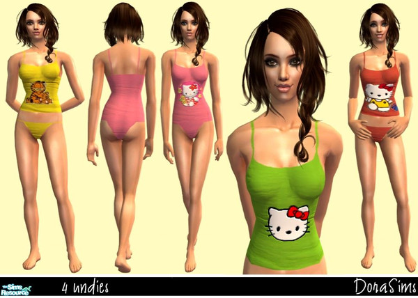 Sims 2 — Cartoon undies by _R_i_C_H_ — For my friend that I met here. Go visit her and download her objects, her nickname
