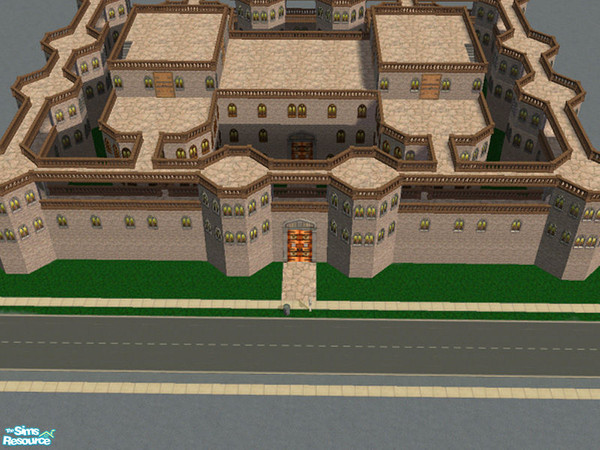 Sims 2 — Hamlet Manor by Eboluh — A basic castle built to suit your needs, decorate and design as you like! Hope you