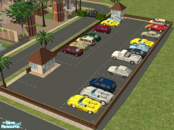 Sims 2 — Wonderland~ A summer amusement park~ (5-5 Park) by verlainewang — Wonderland includes 5 lots: