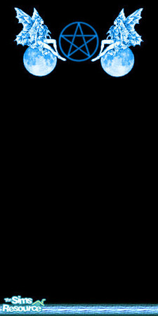 Sims 2 — Blue Faeries & Pent by HChangeri — For the Pagan Sims out there.