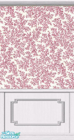 Sims 2 — Red trees by Roboty — A peaceful old japennesse wallpapering is brought back because of its great beatuy that