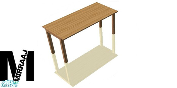 Sims 2 — Novo Black[BROWN] Table by Mirraaj — By Mirraaj.