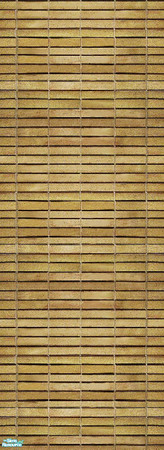 Sims 2 — Bamboo Wall Set - Bamboo Wall 4 by jonzku — This bamboo wall looks great inside, and also outside! Hope you like
