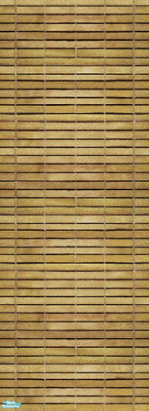 Sims 2 — Bamboo Wall Set - Bamboo Wall by jonzku — This bamboo wall looks great inside, and also outside! Hope you like