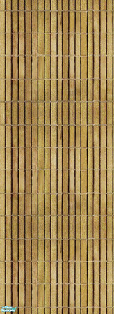 Sims 2 — Bamboo Wall Set - Bamboo Wall 2 by jonzku — This bamboo wall looks great inside, and also outside! Hope you like