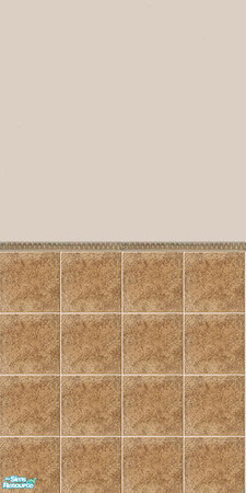 Sims 2 — Jasper Walls - 3 by agaliha5 — A set of 4 tile walls that match the Jasper Tile Floor set. They only cost $1 in