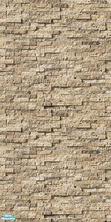 Sims 2 — The Brick Wall Set - 1 by agaliha5 — Set of five textured stone brick walls. Each is only $1 in game