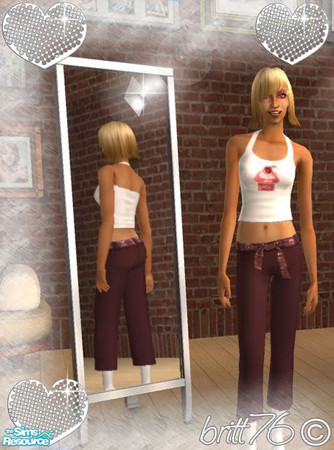 Sims 2 — Sequin Cupcake Tee 5 by britt76 — Part of my "Sequin Cupcake Tee Set"....will also appear in the