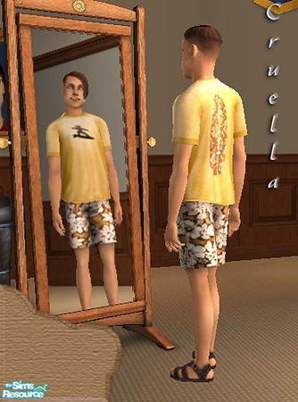 Sims 2 — am_mayaTropical by Cruella — Cool tropical flavors in beach wear, great for your sims to have summer family fun