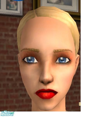 Sims 2 — Ladies eyeshadow_brown by hacc2258 — Ladies eyeshadow Enjoy. 