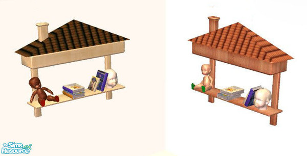 Sims 2 — dh-kids-wallshelf by Dincer — This is the sims2 version of my previous kids set... your child simmies always