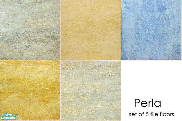 Sims 2 — Perla  by agaliha5 — A set of 5 tile floors