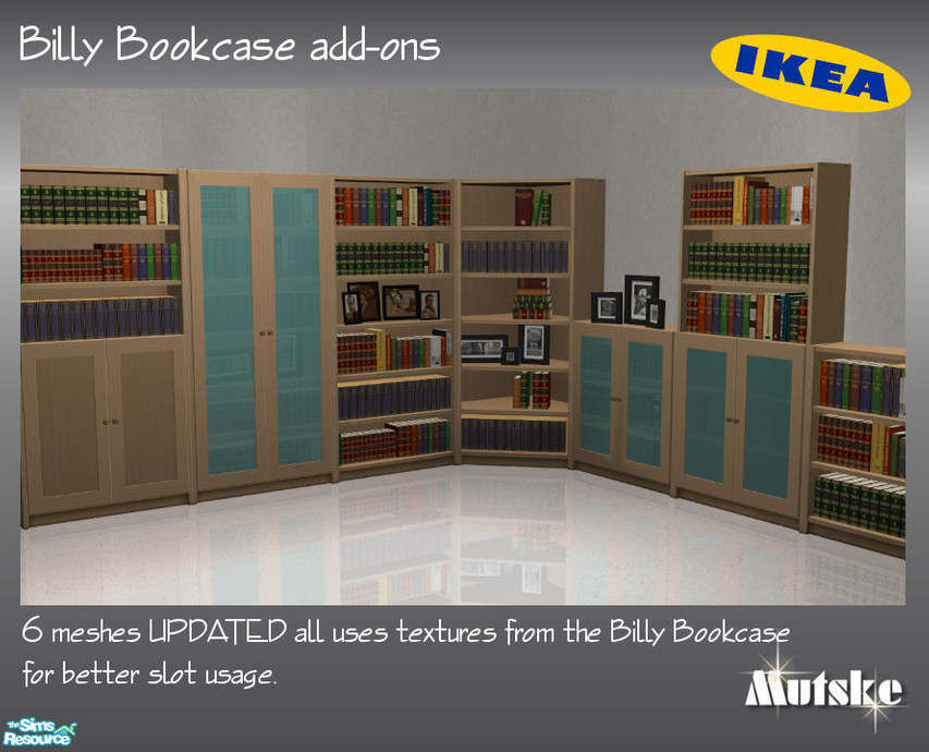 The Sims Resource Billy Bookcase Updated, How To Attach Billy Bookcases Each Other