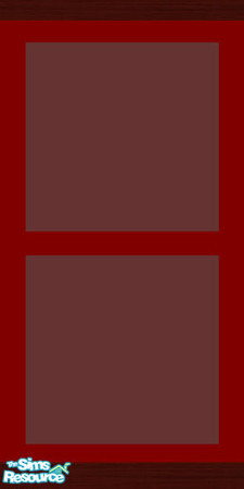 Sims 2 — Study - Cranberry Wallpaper With Ruby Do by oldmember_SavannahSims — Your Sims will love the calming look and