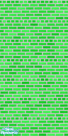 Sims 2 — Rising Green Wall - Brick by simtorrents — This collection of walls and floors will take any room from drab to
