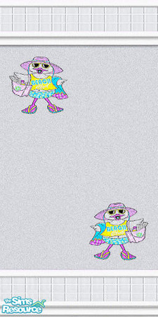 Sims 2 — Designer Vinyl 17 by Lorah — Beautiful designer walls in grey vinyl sheeting and grey tiles for kitchen or bath.