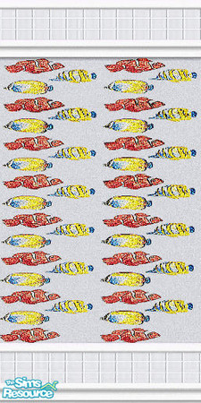 Sims 2 — Designer Vinyl 21 by Lorah — Beautiful designer walls in grey vinyl sheeting and grey tiles for kitchen or bath.