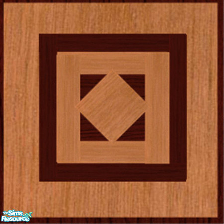 Sims 2 — Study - Patterned Wood Flooring by oldmember_SavannahSims — Your Sims will feel more logical and creative with