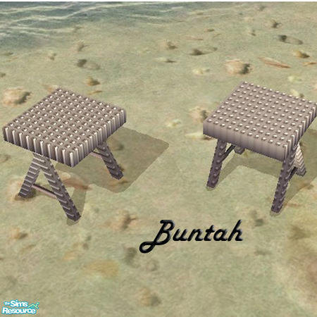 Sims 2 — Metal Picnic Bench by buntah — This is a recolor of the Picnic Bench. Get the mesh here at TSR.
