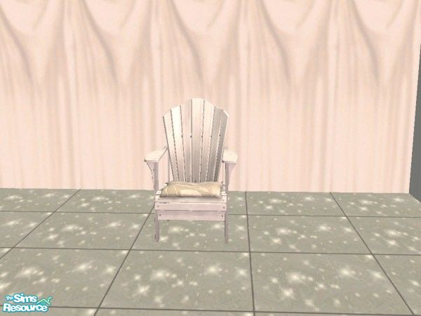 Sims 2 — Vintage Victorian Garden Wedding Adirond by c_literati — This recolor of the Adirondack Chair Wood also recolors