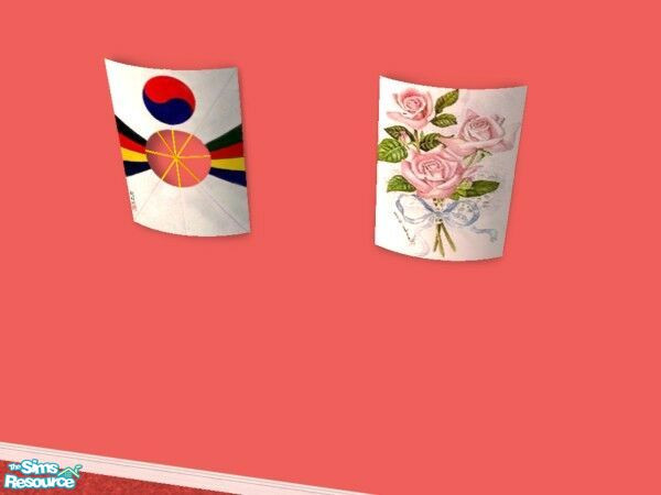 Sims 2 — Bangpae Yeon Reprint Set by Modfan by modfan — Reprint for the Bangpae Yeon wall art. Please do not redistribute