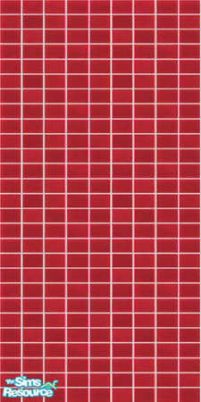 Sims 2 — Red Tiles by Shakeshaft — A Luscious Red Tile..TSRAA Member