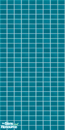 Sims 2 — Turqoise Tile by Shakeshaft — A lovely shade of tile for your sims.TSRAA Member