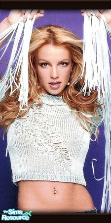 Sims 2 — Britney Wallpaper set by bananasplits — If you put these together in a room, they look really good!