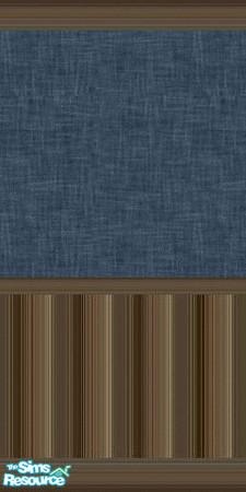 Sims 2 — Darkness Falls Wall 3 by EarthGoddess54 — 3 of 6 inexpensive paneled walls in this set, with matching walnut