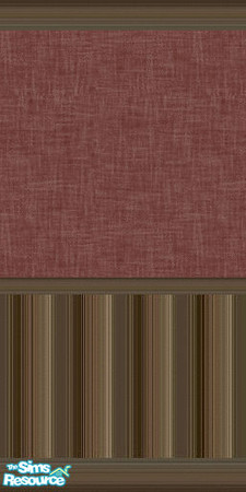 Sims 2 — Darkness Falls Wall 2 by EarthGoddess54 — 2 of 6 inexpensive paneled walls in this set, with matching walnut