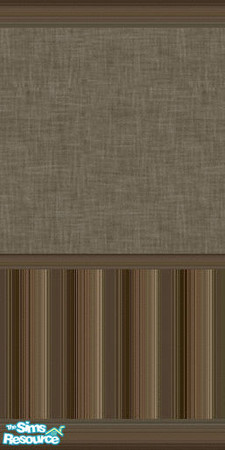 Sims 2 — Darkness Falls Wall 1 by EarthGoddess54 — 1 of 6 inexpensive paneled walls in this set, with matching walnut