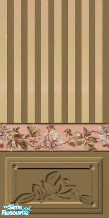 Sims 2 — JJs pretty peonys stripe 4 by thesorceress — Made by The Sorceress