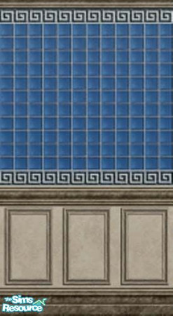 Sims 2 — Murus Azurus by sara_dippity — Adapted from The Sims Deluxe by sara_dippity. TSRAA all the way.