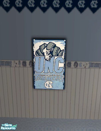 Sims 2 — sh_tarheelsposter01 by countrysue — Part of the Tarheels set