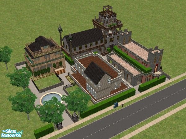 Sims 2 — -=O=- Italian Piazza by 0wly — A small little part of Italy can be available on your neighbourhood, just by