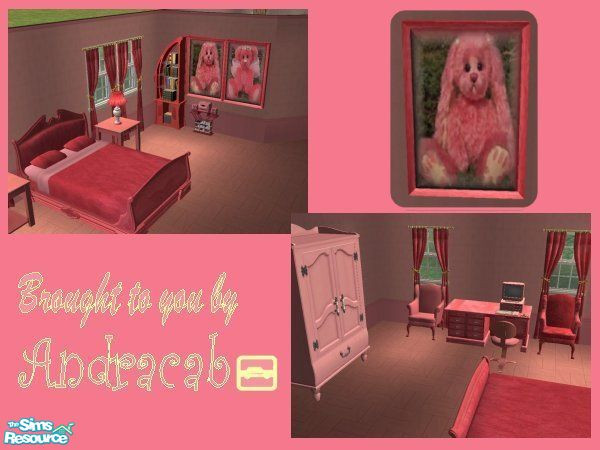 Sims 2 — Deeply Pink & Fluffy Picture1 by Andracab — This is the first picture for this set.