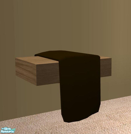 Sims 2 — Axor Massaud Bath - Towelcounter by ShinoKCR — goes now on counter without any cheat