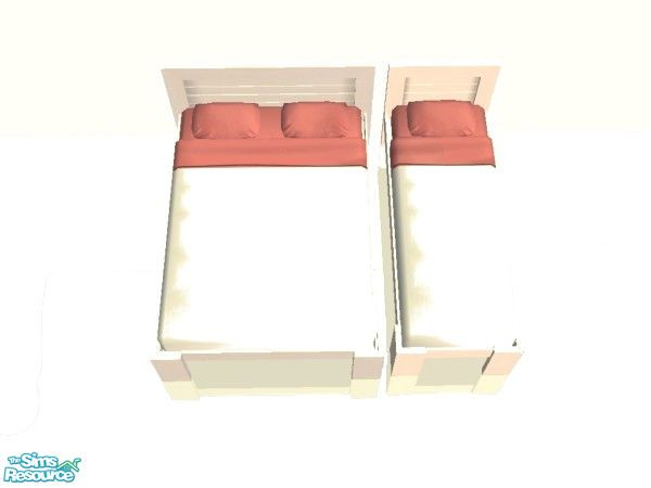 Sims 2 — Light Cherry Bedding Set Type 2 by simmaniac2005 — Made to match Studio K walls and floors. by Jo D Designs.