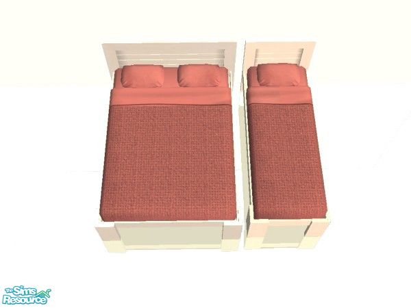 Sims 2 — Light Cherry Bedding Set Type 3 by simmaniac2005 — Made to match Studio K walls and floors. by Jo D Designs.