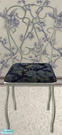 Sims 2 — Nightcap Study Chair1 by brena31 —  The iron chair from the antique7 miscellaneous set by 4ESF in white iron