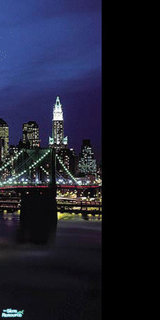 Sims 2 — Manhattan Lights 04 by brittie — This is part of the mural that one of my brothers had in their room growing