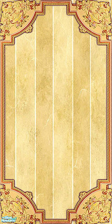 Sims 2 — Striped Marble Light with Paneling by Eboluh — Striped light marble with victorian style paneling. Hope you