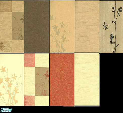 Sims 2 — Designer wallpaper set by k.i.tt.i — Nice designer wallpaper for life in luxury. Enjoi it:-)