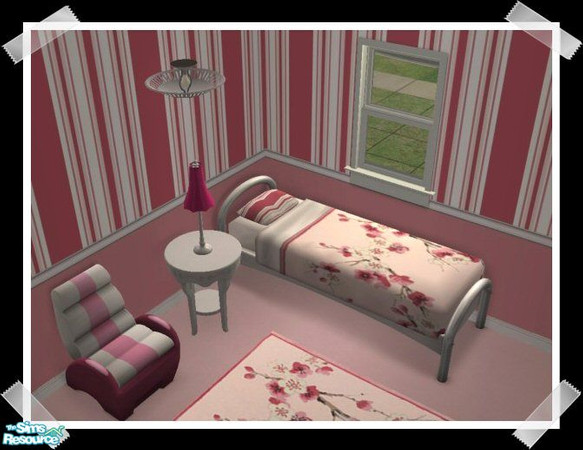 Sims 2 — MC Cherry Blossom Bedding by mistresscris — Created by MistressCris.