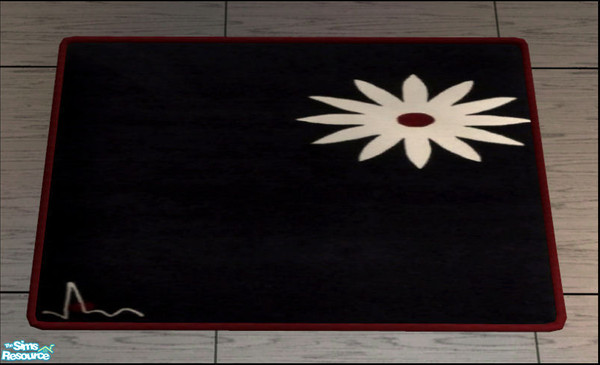 Sims 2 — Naturals Bedroom Ebony -Rug by Elize-37sims — Recolor of the Rug