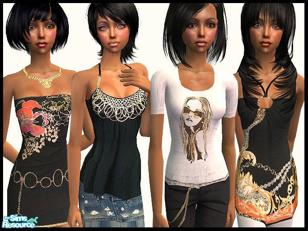 Sims 2 — Teen Set 1 by Shojoangel — Hi! All meshes by Lianasims.