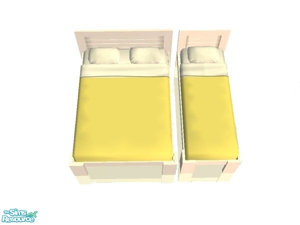 Sims 2 — Lemonade Bedding Set Type 1 by simmaniac2005 — Made to match Studio K walls and floors. by Jo D Designs.