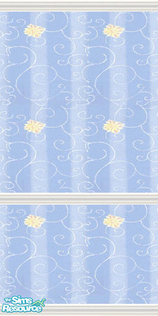 Sims 2 — Blue Romance Wall 6 by Girl-from-mars — Has 5 matching walls and 6 matching floors.