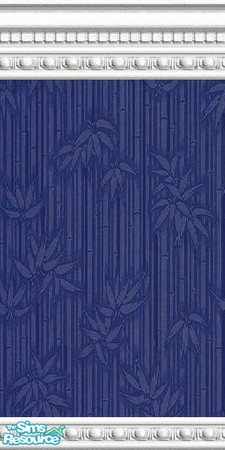 Sims 2 — jsfBlueBambooDE by jsf — From jsf Designs FA and TSRAA member. Please do not clone any part of my walls except